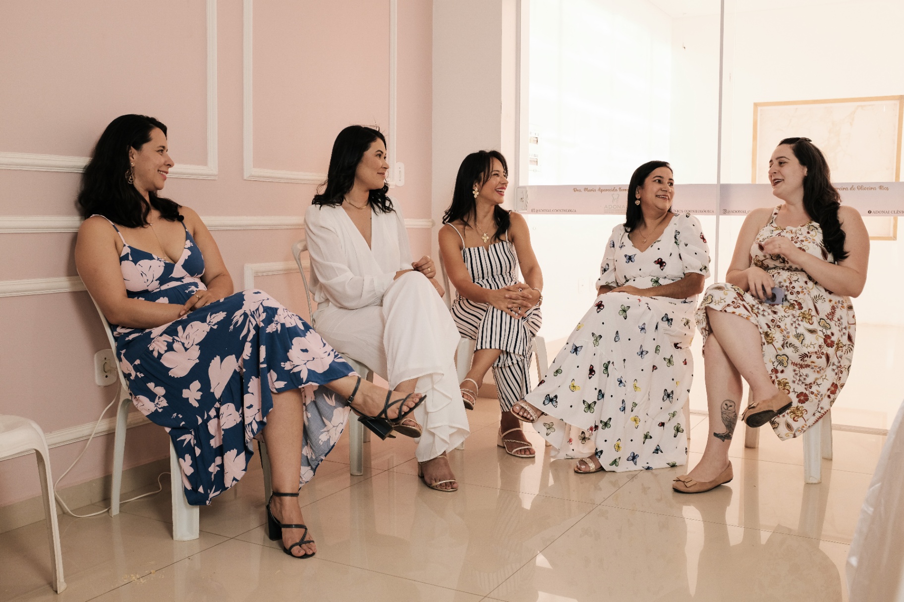 Pacientes do Instituto Mais Mulher reunidas em conversa acolhedora